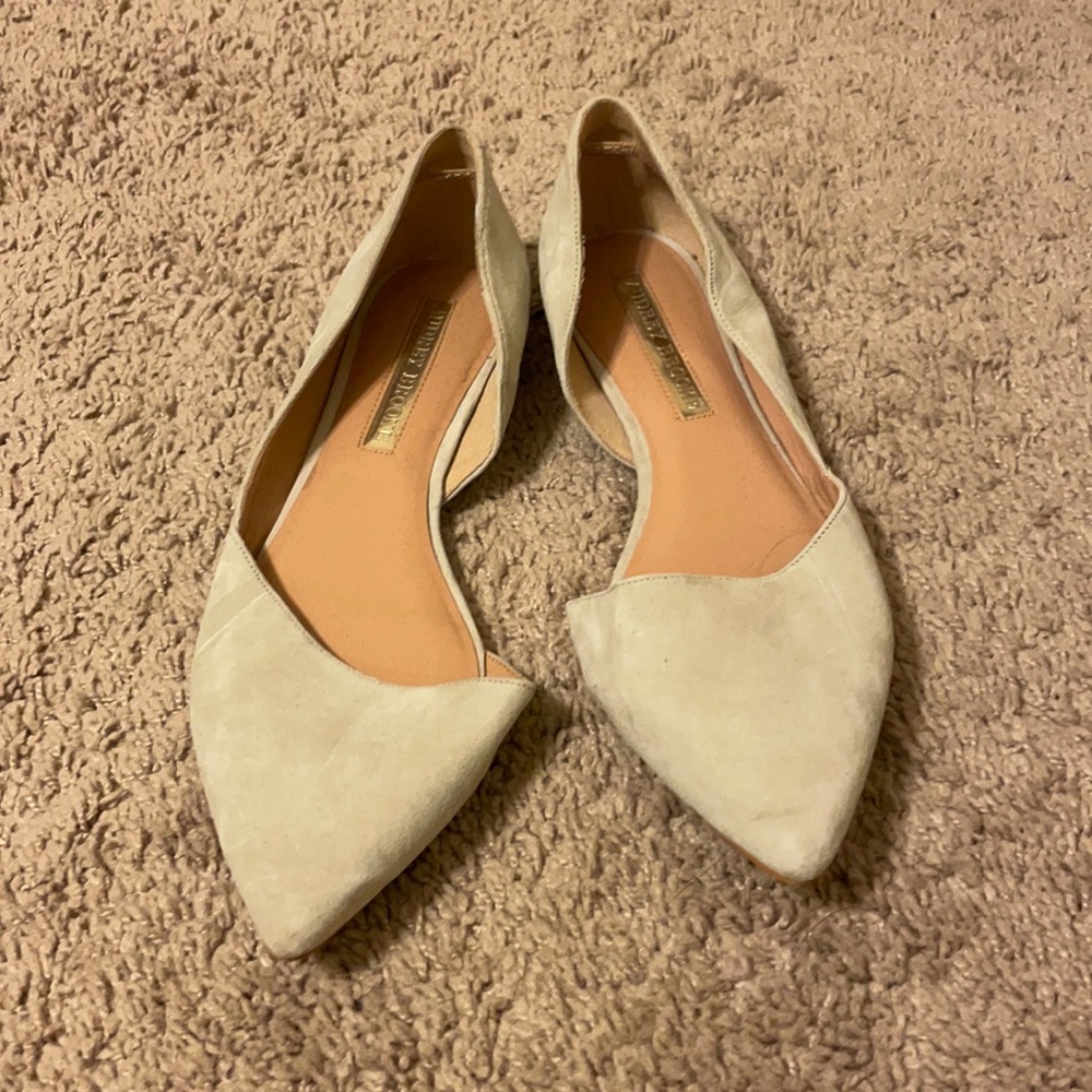 Audrey Brooke Suede Flats